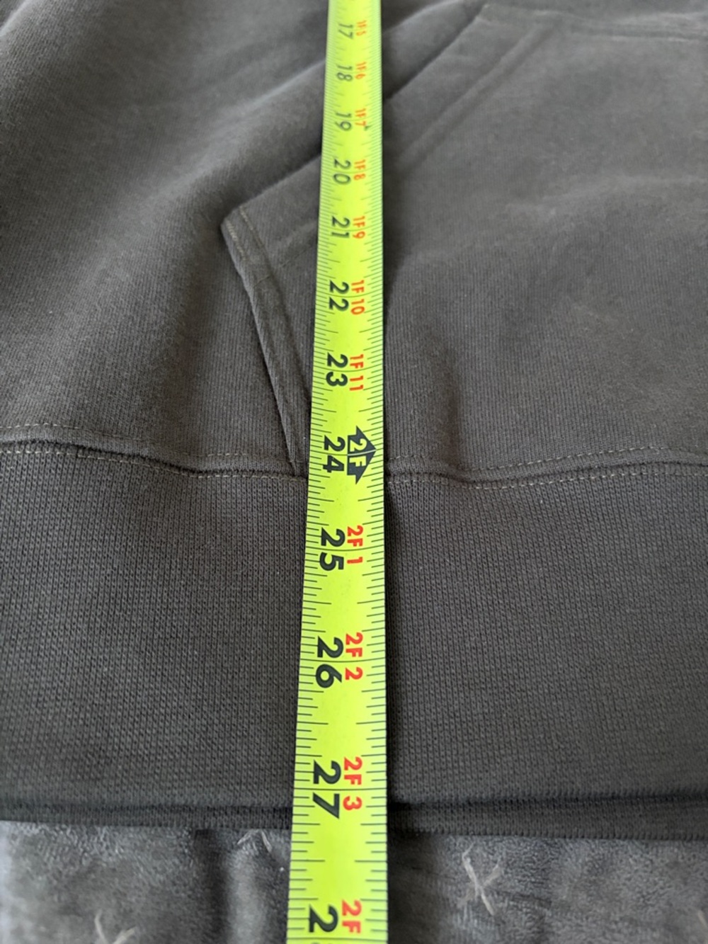 American Giant Mens Fleece Bomber Jacket Olive Green size XL zip up - Picture 10 of 11